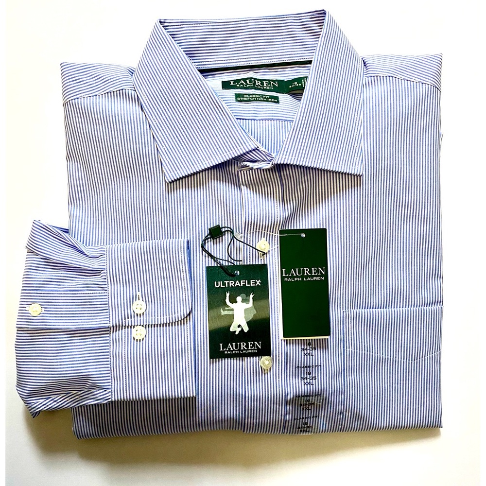NWT Lauren Ralph Lauren Classic Fit Dress Shirt